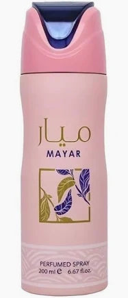Mayar Perfumed Body Spray Deodorant By Lattafa 200ml Bottle Body Care